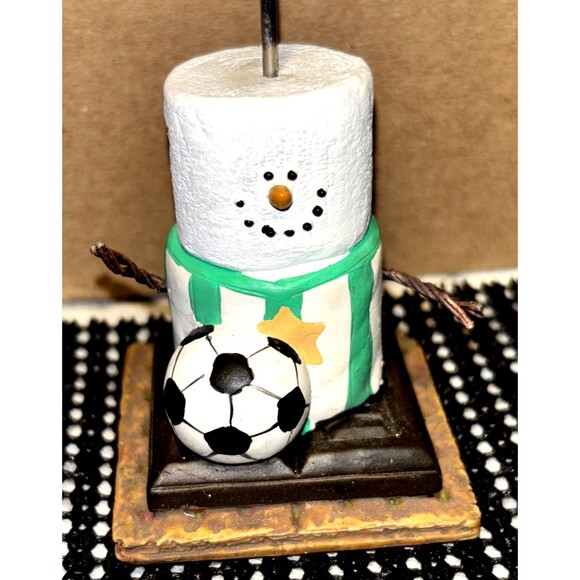 THE ORIGINAL SMORES Snowman SOCCER BALL Player Sports PHOTO HOLDER - Picture 2 of 4